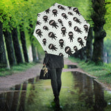 Ninja Pattern Plaid Background Umbrella