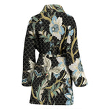 Japanese Crane Ornament Elements Women'S Bathrobe