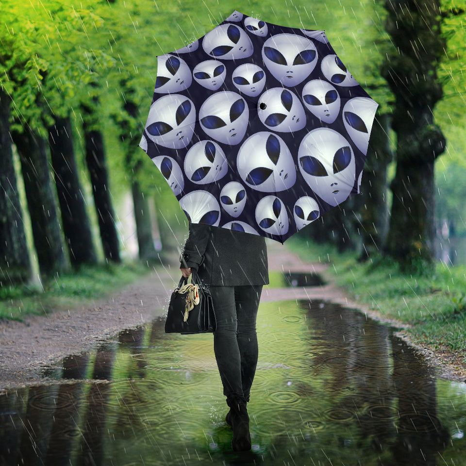 Alien Pattern Print Design 01 Umbrella