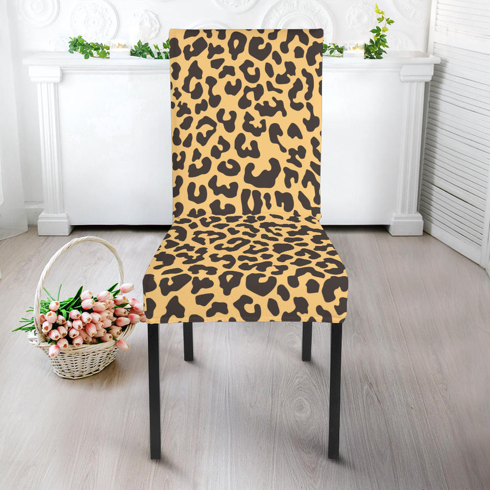 Leopard Skin Print Dining Chair Slipcover