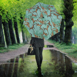 Monkey Palm Tree Background Umbrella