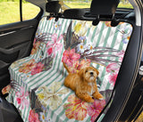 Colorful Orchid Flower Pattern Dog Car Seat Covers