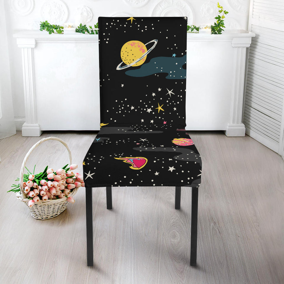 Space Pattern Dining Chair Slipcover
