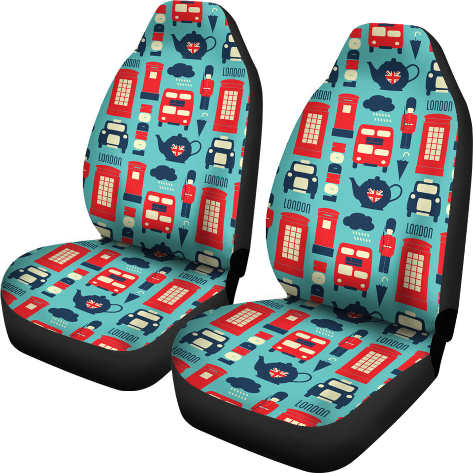 British Pattern Print Design 04 Universal Fit Car Seat Covers
