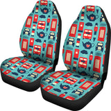 British Pattern Print Design 04 Universal Fit Car Seat Covers