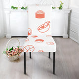 Sushi Pattern Dining Chair Slipcover