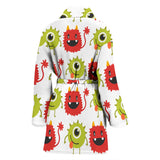 Alien Pattern Print Design 05 Women's Bathrobe