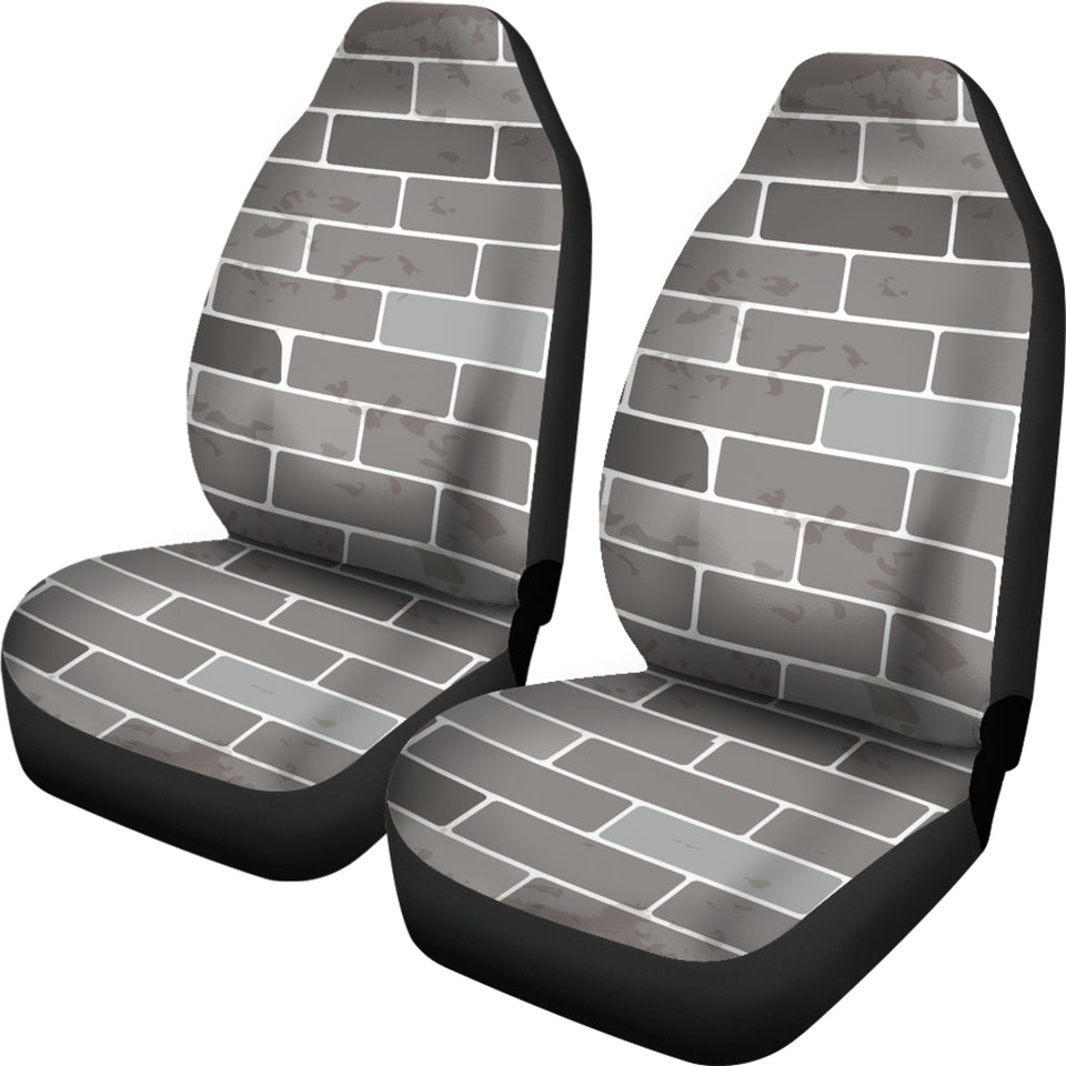 Brick Printed Pattern Print Design 05 Universal Fit Car Seat Covers