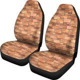 Brick Printed Pattern Print Design 04 Universal Fit Car Seat Covers