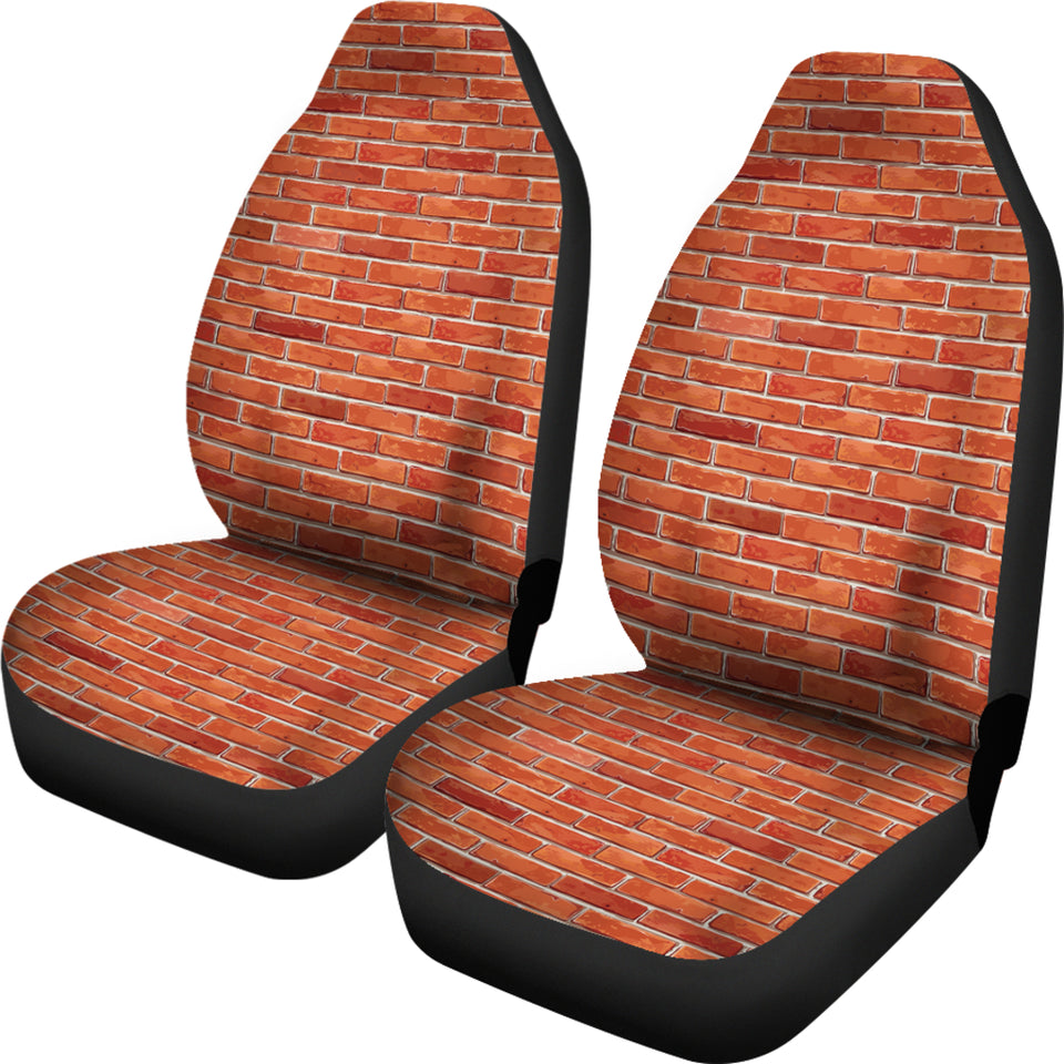 Brick Printed Pattern Print Design 03 Universal Fit Car Seat Covers