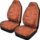 Brick Printed Pattern Print Design 03 Universal Fit Car Seat Covers