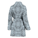Traditional Indian Element Pattern Women'S Bathrobe