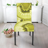 Sliced Kiwi Pattern Dining Chair Slipcover