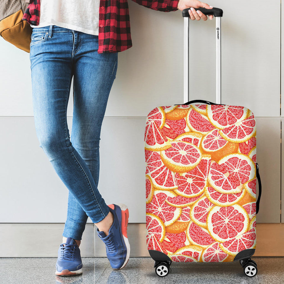 Tropical Grapefruit Pattern Luggage Covers