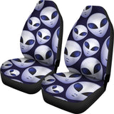 Alien Pattern Print Design 01 Universal Fit Car Seat Covers