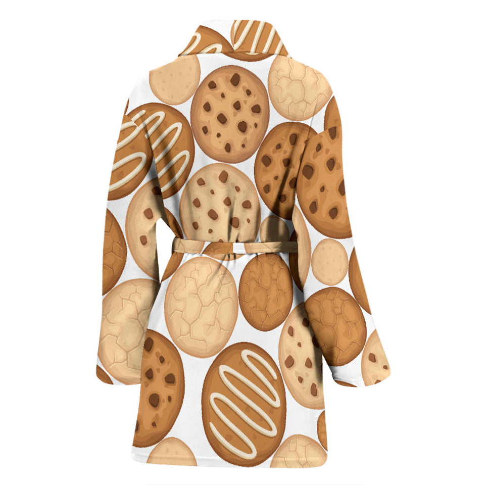 Various Cookie Pattern Women'S Bathrobe