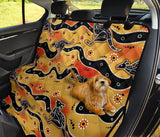 Kangaroo Australian Aboriginal Art Pattern Dog Car Seat Covers
