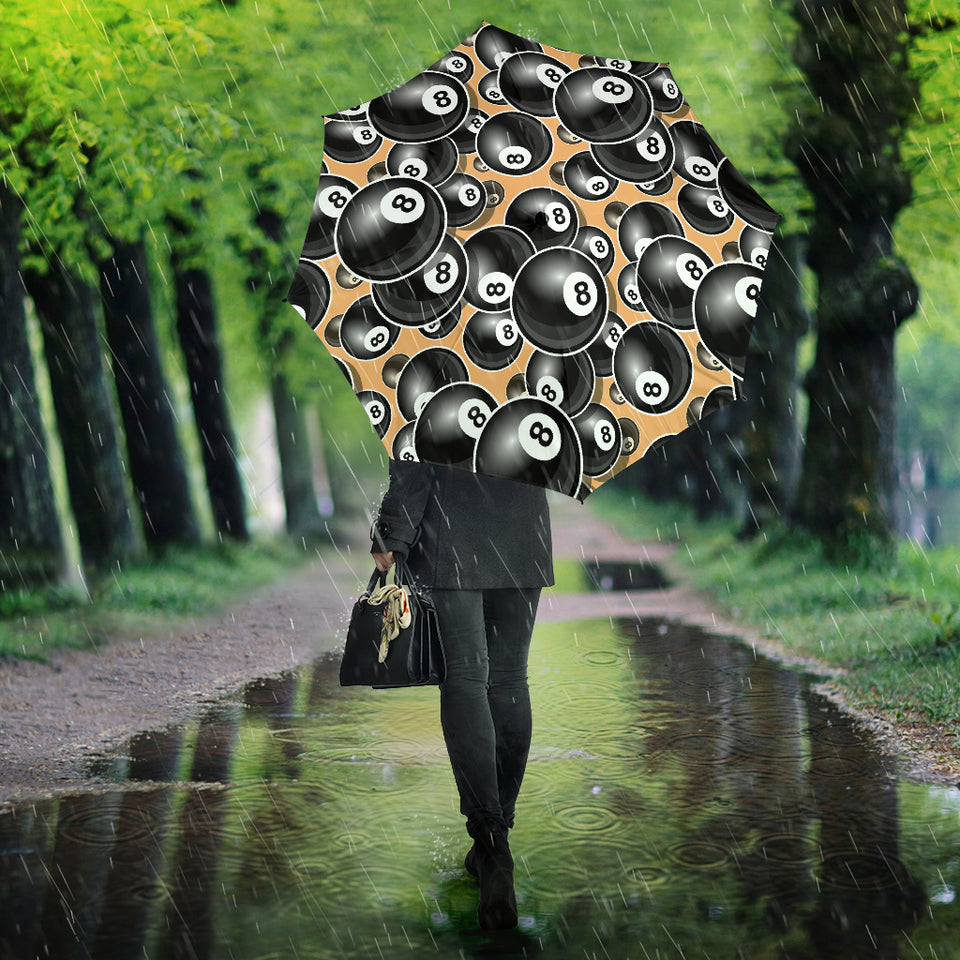 Billiard Ball Pattern Print Design 04 Umbrella
