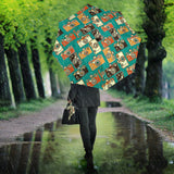 Camera Pattern Print Design 03 Umbrella