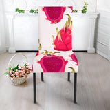 Dragon Fruits Design Pattern Dining Chair Slipcover