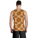 Cookie pattern Men Tank Top
