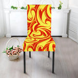 Fire Flame Design Pattern Dining Chair Slipcover