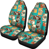Camera Pattern Print Design 03 Universal Fit Car Seat Covers
