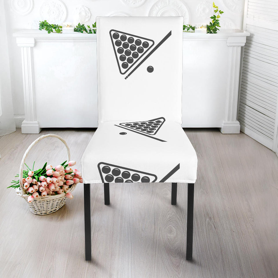 Billiard Ball Pattern Print Design 03 Dining Chair Slipcover