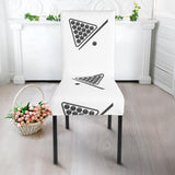 Billiard Ball Pattern Print Design 03 Dining Chair Slipcover