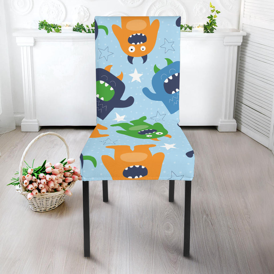 Alien Pattern Print Design 04 Dining Chair Slipcover