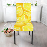 Lemon Pattern Dining Chair Slipcover