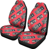 Camera Pattern Print Design 05 Universal Fit Car Seat Covers