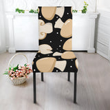 Champignon Mushroom Pattern Dining Chair Slipcover