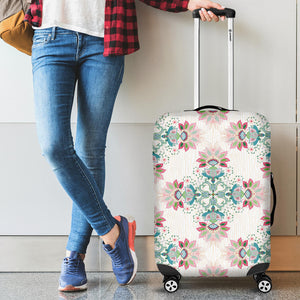 Square Floral Indian Flower Pattern Luggage Covers