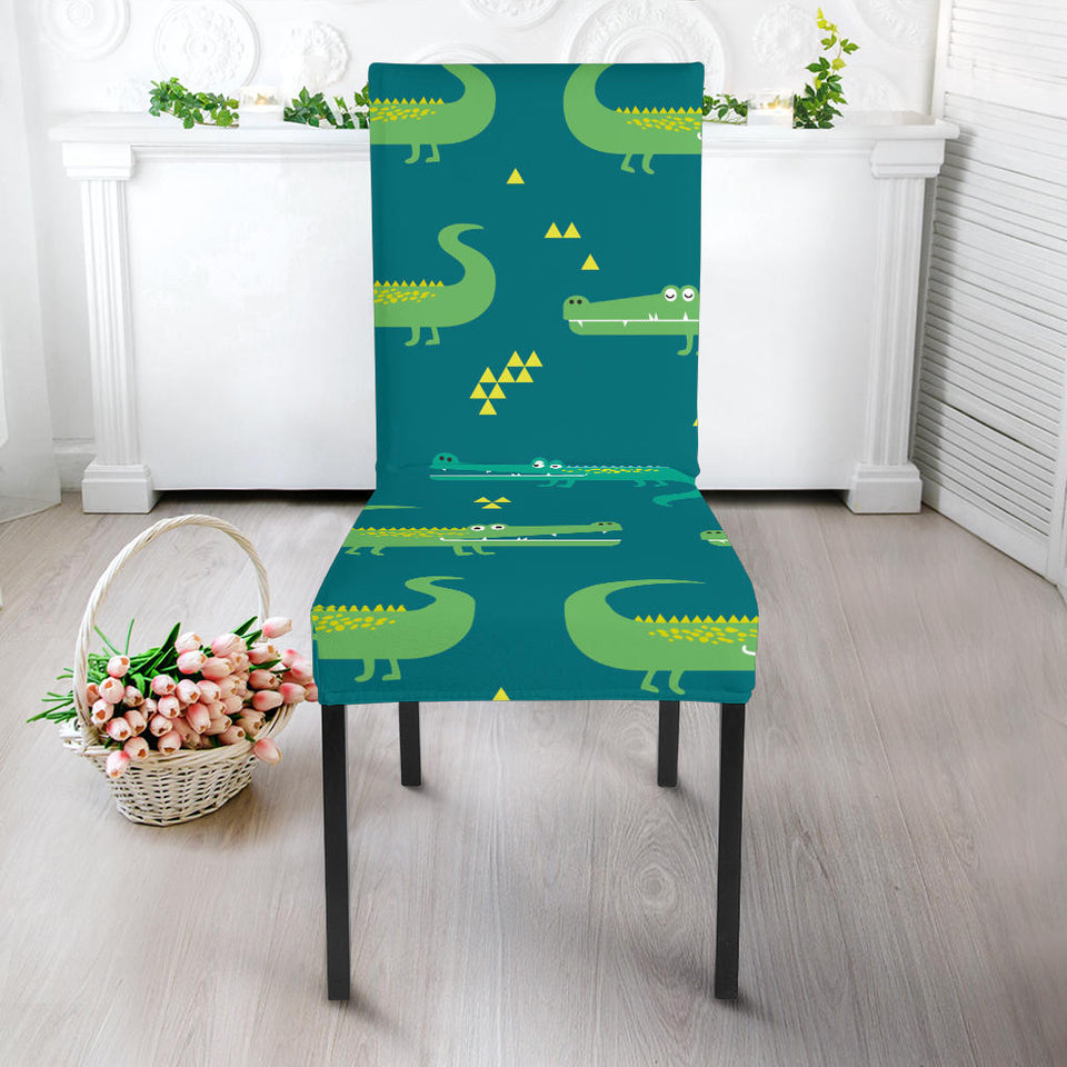 Crocodile Pattern Dining Chair Slipcover