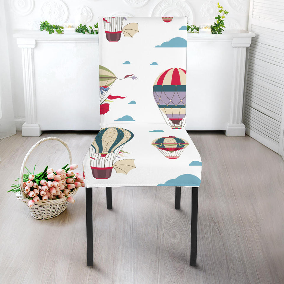 Hot Air Balloon Pattern Dining Chair Slipcover