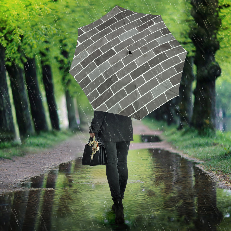 Brick Printed Pattern Print Design 05 Umbrella