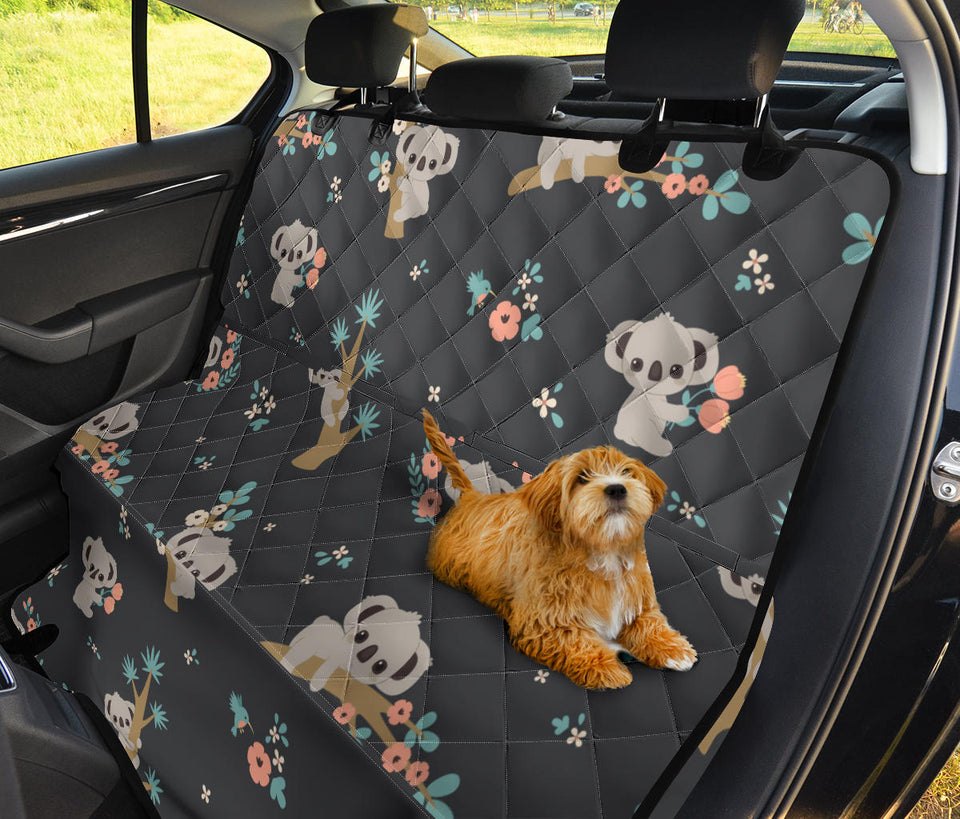 Cute Koala Pattern Dog Car Seat Covers