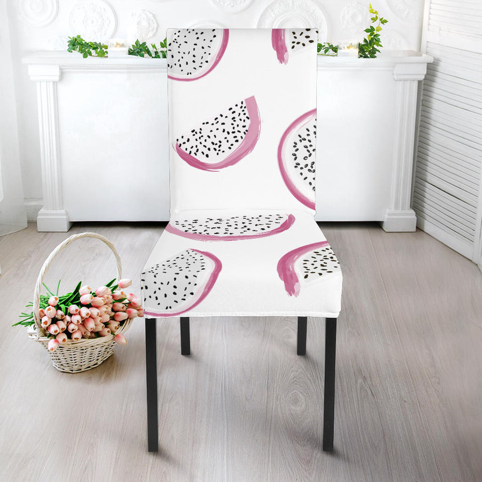 Dragon Fruit Pattern Dining Chair Slipcover