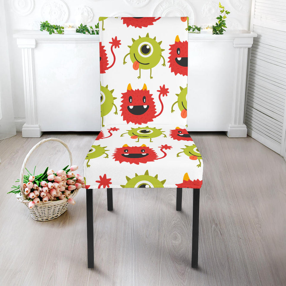 Alien Pattern Print Design 05 Dining Chair Slipcover