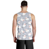 Sweet dreams sheep pattern Men Tank Top
