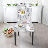 Cute Llama Alpaca Pattern Dining Chair Slipcover