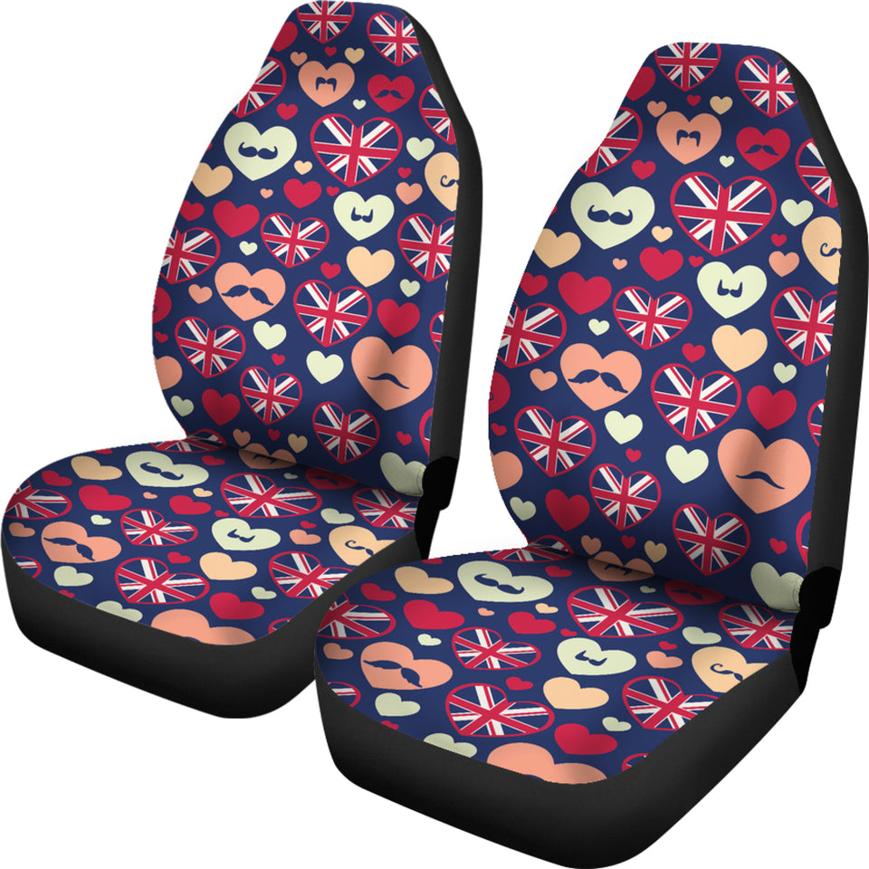 British Pattern Print Design 02 Universal Fit Car Seat Covers