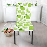 Lime Design Pattern Dining Chair Slipcover