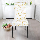 Bread Toast Pattern Print Design 01 Dining Chair Slipcover