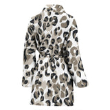 Leopard Skin Print Pattern Women'S Bathrobe