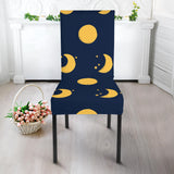 Moon Star Pattern Dining Chair Slipcover