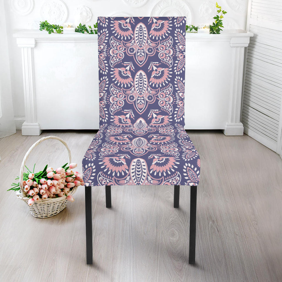 Indian Batik Style Pattern Dining Chair Slipcover