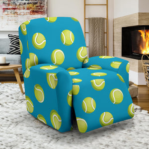 Tennis Pattern Print Design 05 Recliner Chair Slipcover