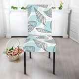 Shell Polynesian Tribal  Dining Chair Slipcover